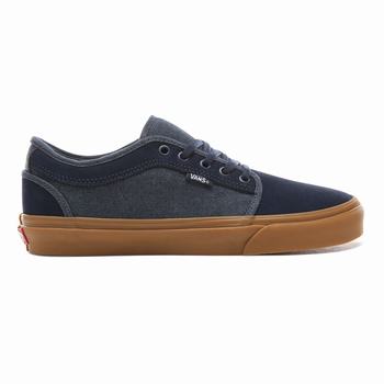 Panske Tenisky Vans Denim Chukka Low Modre VA10NSCKU